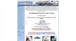 Desktop Screenshot of portableshelters.com